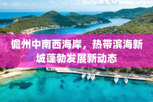 儋州中南西海岸，热带滨海新城蓬勃发展新动态