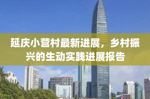 延庆小营村最新进展，乡村振兴的生动实践进展报告
