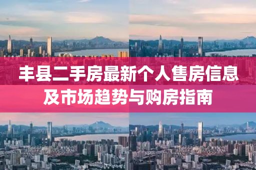 丰县二手房最新个人售房信息及市场趋势与购房指南