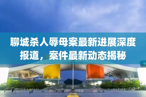 聊城杀人辱母案最新进展深度报道，案件最新动态揭秘