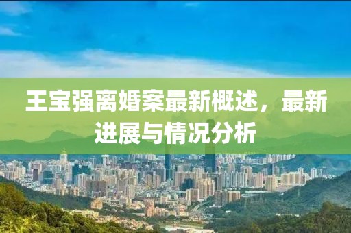 王宝强离婚案最新概述，最新进展与情况分析