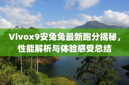 Vivox9安兔兔最新跑分揭秘，性能解析与体验感受总结