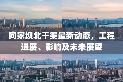 向家坝北干渠最新动态，工程进展、影响及未来展望