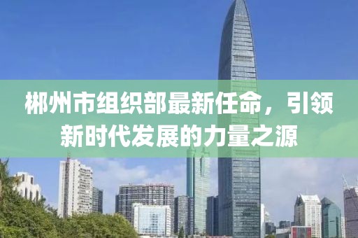 郴州市组织部最新任命，引领新时代发展的力量之源