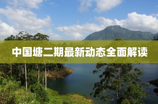 中国塘二期最新动态全面解读