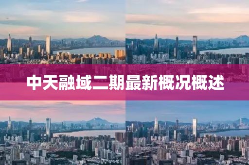 中天融域二期最新概况概述