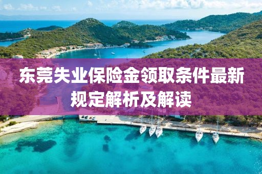 东莞失业保险金领取条件最新规定解析及解读