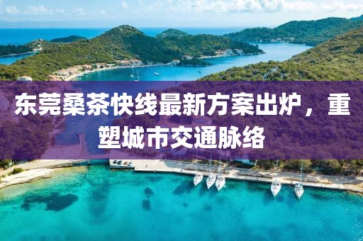 东莞桑茶快线最新方案出炉，重塑城市交通脉络