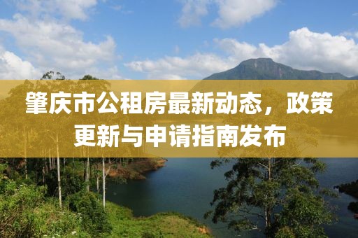 肇庆市公租房最新动态，政策更新与申请指南发布