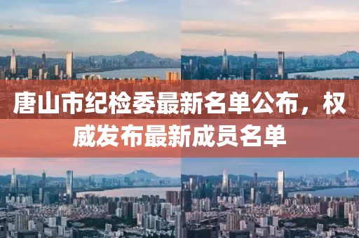 唐山市纪检委最新名单公布，权威发布最新成员名单