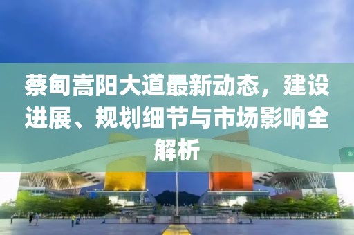 蔡甸嵩阳大道最新动态，建设进展、规划细节与市场影响全解析