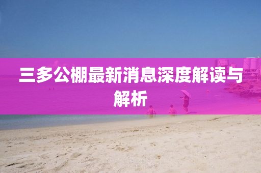 三多公棚最新消息深度解读与解析