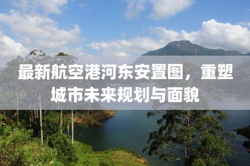 最新航空港河东安置图，重塑城市未来规划与面貌