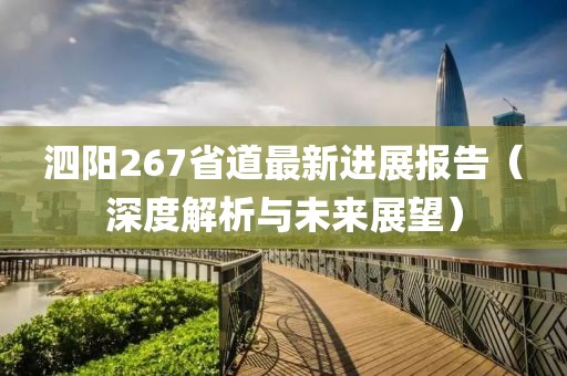 泗阳267省道最新进展报告（深度解析与未来展望）