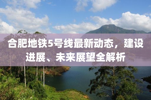 合肥地铁5号线最新动态，建设进展、未来展望全解析