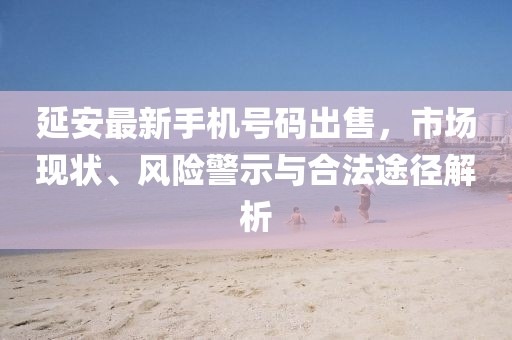 延安最新手机号码出售，市场现状、风险警示与合法途径解析