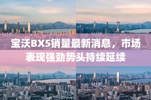 宝沃BX5销量最新消息，市场表现强劲势头持续延续