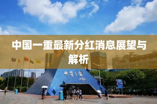 中国一重最新分红消息展望与解析