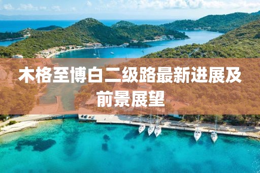 木格至博白二级路最新进展及前景展望