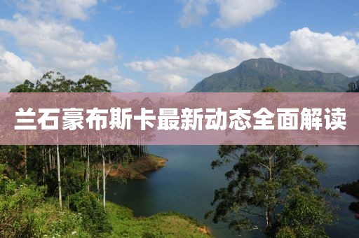 兰石豪布斯卡最新动态全面解读