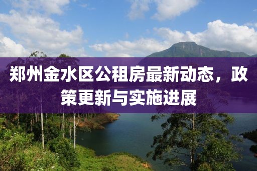 郑州金水区公租房最新动态，政策更新与实施进展