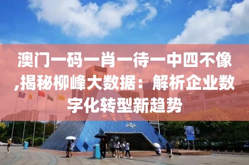 澳门一码一肖一待一中四不像,揭秘柳峰大数据：解析企业数字化转型新趋势
