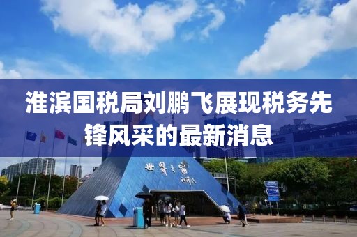 淮滨国税局刘鹏飞展现税务先锋风采的最新消息
