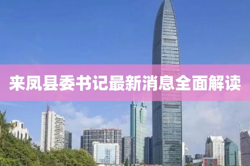 来凤县委书记最新消息全面解读