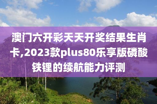 澳门六开彩天天开奖结果生肖卡,2023款plus80乐享版磷酸铁锂的续航能力评测