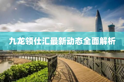 九龙领仕汇最新动态全面解析