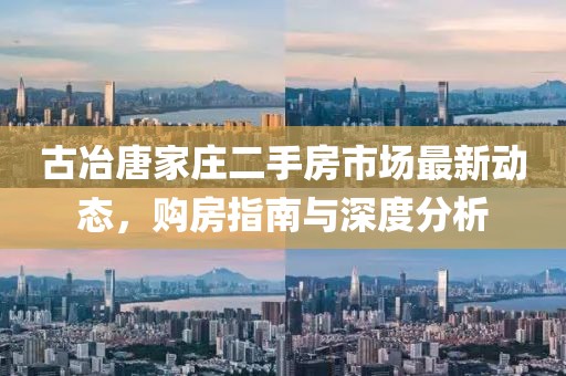古冶唐家庄二手房市场最新动态，购房指南与深度分析
