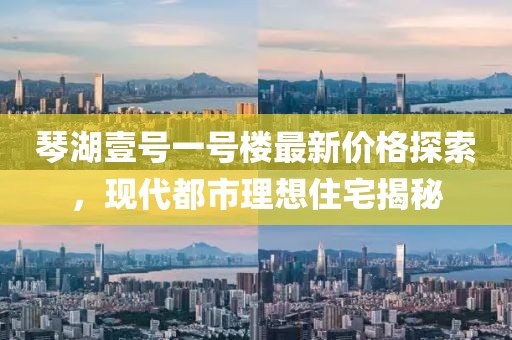 琴湖壹号一号楼最新价格探索，现代都市理想住宅揭秘