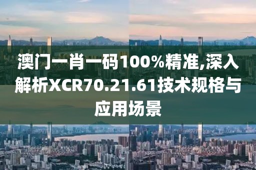 澳门一肖一码100%精准,深入解析XCR70.21.61技术规格与应用场景