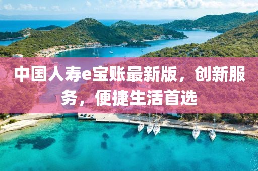 中国人寿e宝账最新版，创新服务，便捷生活首选