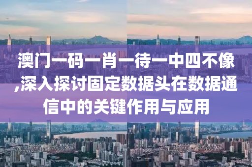 澳门一码一肖一待一中四不像,深入探讨固定数据头在数据通信中的关键作用与应用