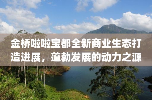 金桥啦啦宝都全新商业生态打造进展，蓬勃发展的动力之源