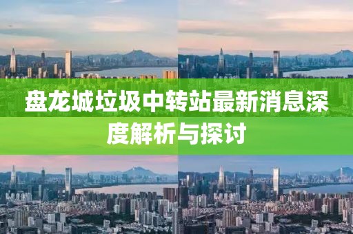 盘龙城垃圾中转站最新消息深度解析与探讨