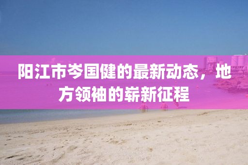 阳江市岑国健的最新动态，地方领袖的崭新征程