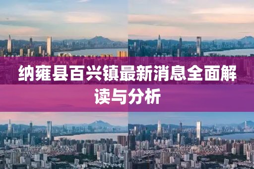 纳雍县百兴镇最新消息全面解读与分析