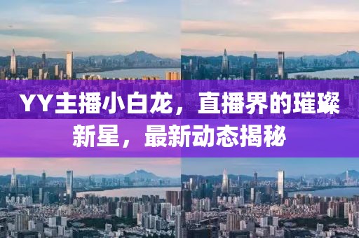 YY主播小白龙，直播界的璀璨新星，最新动态揭秘