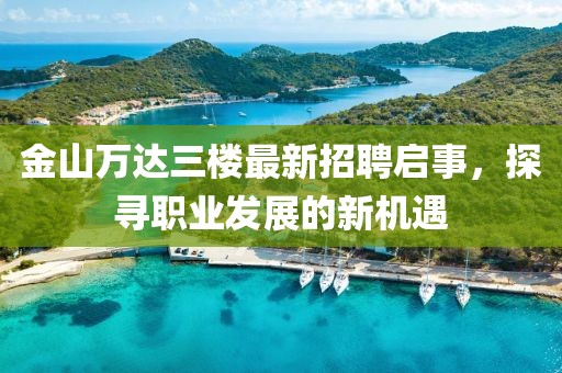 金山万达三楼最新招聘启事，探寻职业发展的新机遇