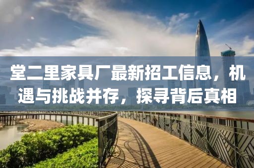堂二里家具厂最新招工信息，机遇与挑战并存，探寻背后真相