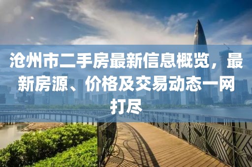 沧州市二手房最新信息概览，最新房源、价格及交易动态一网打尽