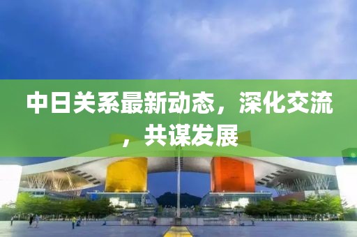 中日关系最新动态，深化交流，共谋发展