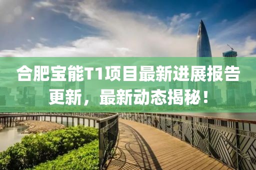 合肥宝能T1项目最新进展报告更新，最新动态揭秘！