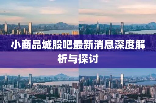 小商品城股吧最新消息深度解析与探讨