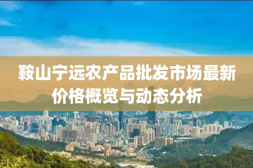 鞍山宁远农产品批发市场最新价格概览与动态分析