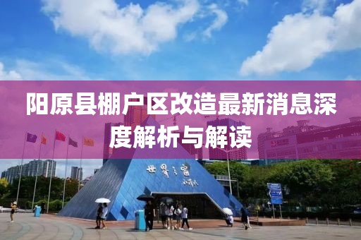 阳原县棚户区改造最新消息深度解析与解读
