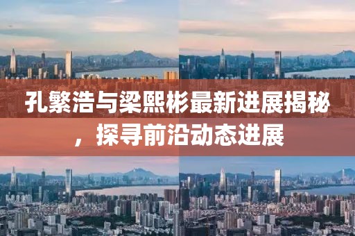 孔繁浩与梁熙彬最新进展揭秘，探寻前沿动态进展