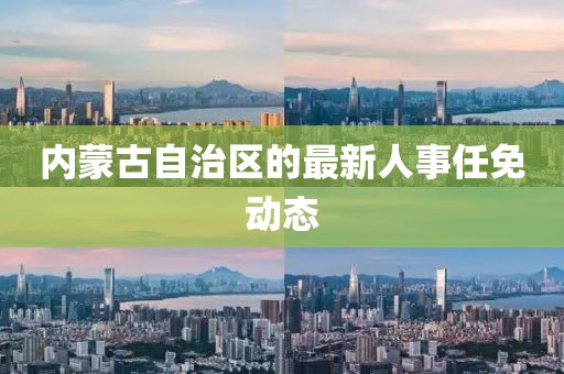 内蒙古自治区的最新人事任免动态